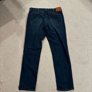 Levi's Men's Navy Straight Leg Jeans